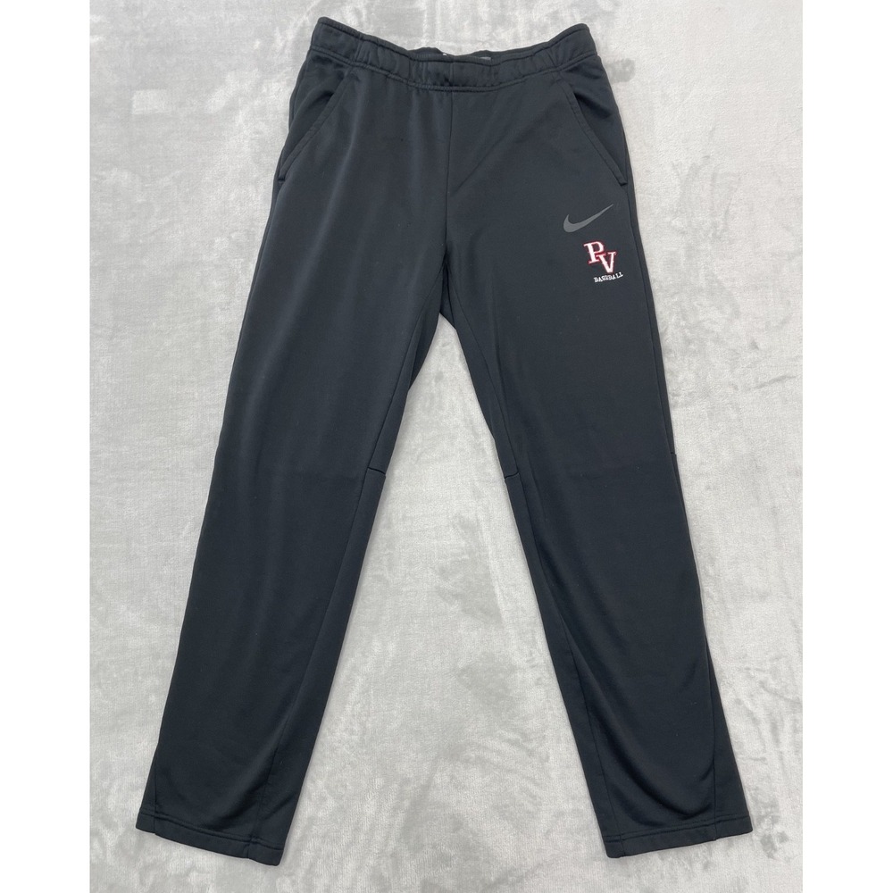 Nike Therma-Fit Sweatpants Men M Black PV Baseball Team Issue Athletic Pants